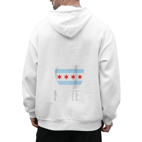 Chicago Teachers Matter Support Union Education Red For Ed Raglan Baseball Tee Men's Hoodie Back Print - teacherstshirts.com AU