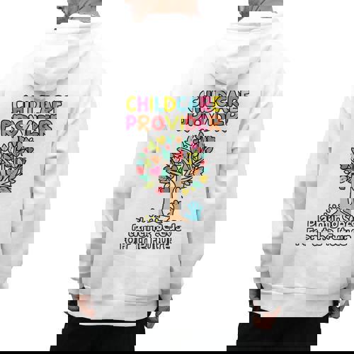 Childcare Provider Job Daycare Provider Daycare Teacher Men&#x27;s Hoodie Back Print - teacherstshirts.com