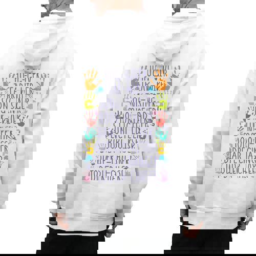 Daycare Provider Daycare Teacher Childcare Provider Men&#x27;s Hoodie Back Print - teacherstshirts.com