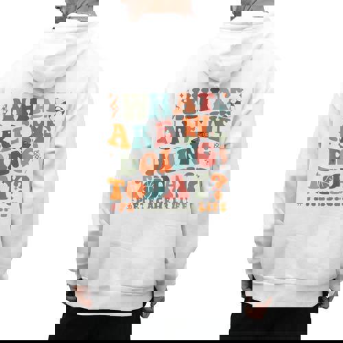 What Are We Doing Today Physical Education PE Teacher Women Men&#x27;s Hoodie Back Print - teacherstshirts.com