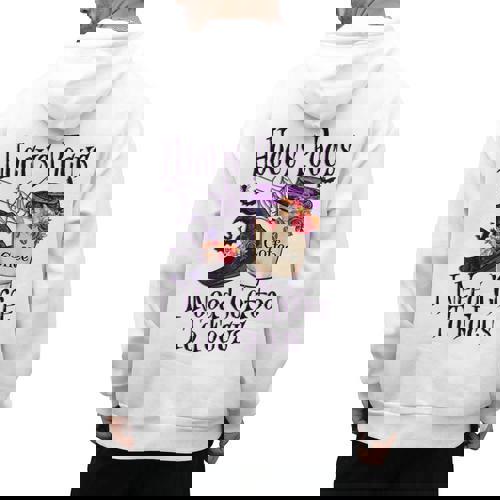 Hocus Pocus I Need Coffee To Focus Halloween Teacher Men&#x27;s Hoodie Back Print - teacherstshirts.com