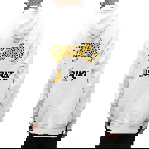 J Is For Jaguar ABC Alphabet T-Shirt For Teachers Students Men&#x27;s Hoodie Back Print - teacherstshirts.com