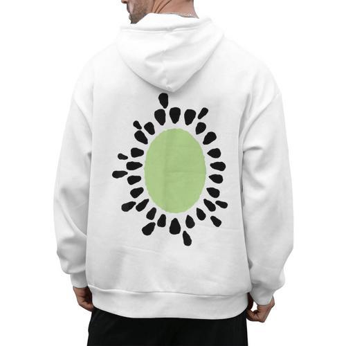 Kiwi Easy Costume Halloween Fruit Lover School Teacher Fun Men's Hoodie Back Print - teacherstshirts.com AU