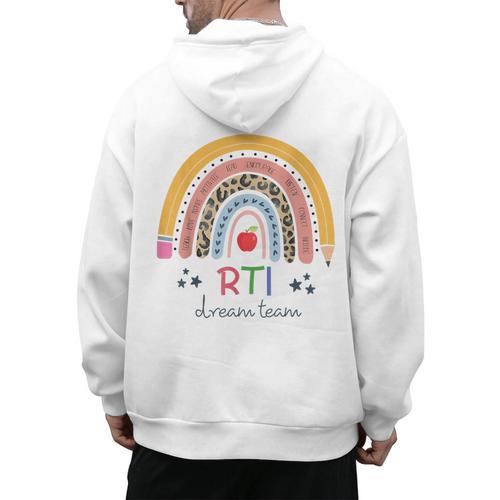 RTI Team RTI Teacher Rti Response To Intervention Teac Men's Hoodie Back Print - teacherstshirts.com DE
