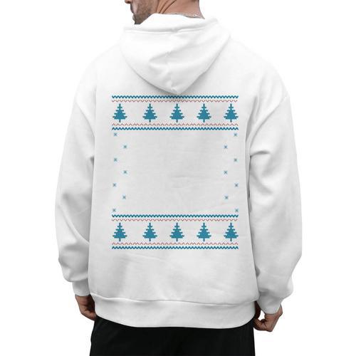 Santas Favorite Band Teacher Christmas Men's Hoodie Back Print - teacherstshirts.com AU