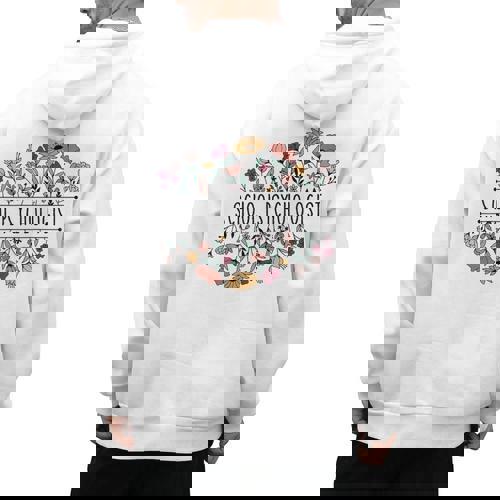 School Psychologist Psychology Teacher Appreciation Men&#x27;s Hoodie Back Print - teacherstshirts.com