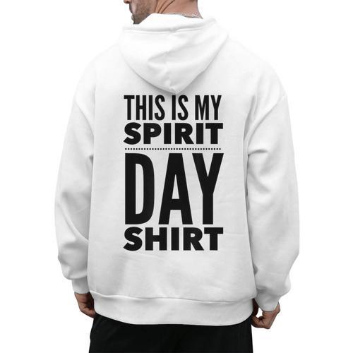 School Teacher Spirit Day Costume For Men Women Men's Hoodie Back Print - teacherstshirts.com