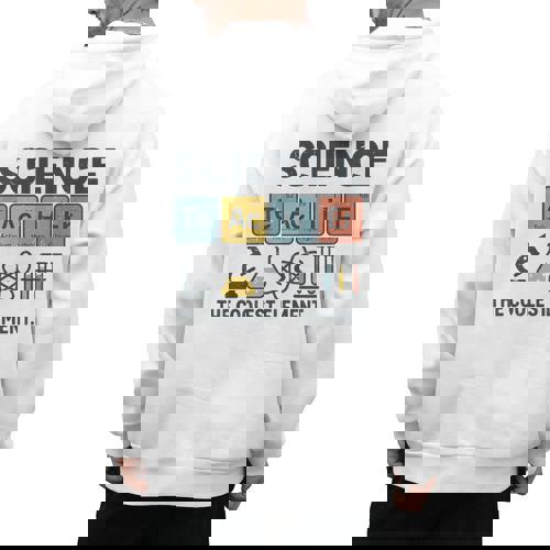 Science Teacher Periodic Table Jokes Chemistry Pun Men&#x27;s Hoodie Back Print - teacherstshirts.com