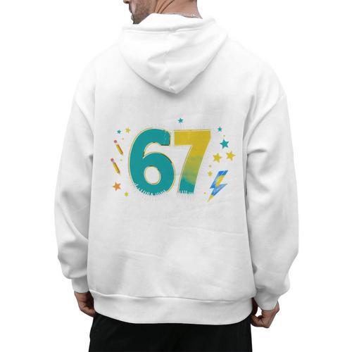 I Survived 67 Days Of School Teachers Students Meme Men's Hoodie Back Print - teacherstshirts.com DE