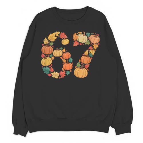 67 6 7 Fall Leaves For Teachers 67 Teacher Unisex Sweatshirt - teacherstshirts.com
