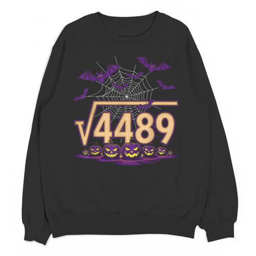 67 Meme Math Teacher Square Root 4489 Halloween Unisex Sweatshirt - teacherstshirts.com