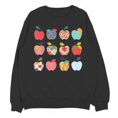Art Apples Back To School For Teacher Student Unisex Sweatshirt - teacherstshirts.com