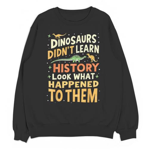 Back To School Dinosaur Social Studies Teacher Student Unisex Sweatshirt - teacherstshirts.com DE
