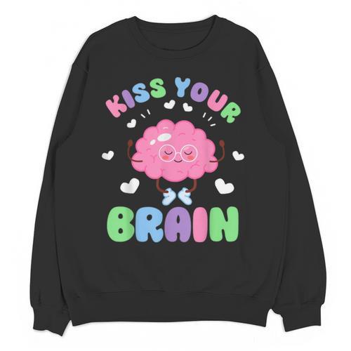 Back To School Kiss Your Brain Cute Teacher Appreciation Unisex Sweatshirt - teacherstshirts.com AU