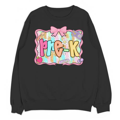 Back To School Pre-K Preppy Teacher Girl Unisex Sweatshirt - teacherstshirts.com AU