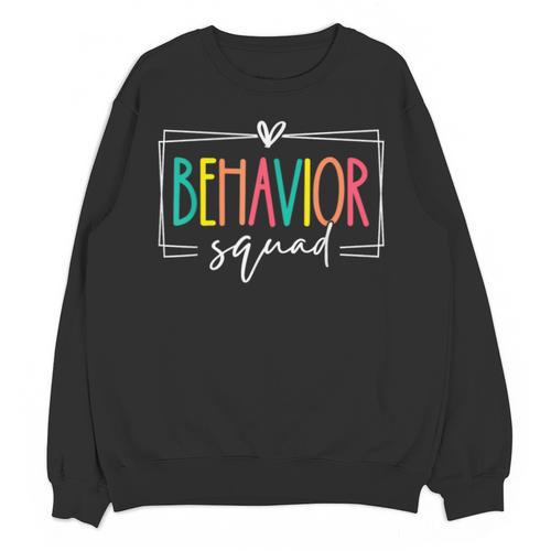 Behavior Squad School Counselor SPED Teacher Kids Women Men Unisex Sweatshirt - teacherstshirts.com AU