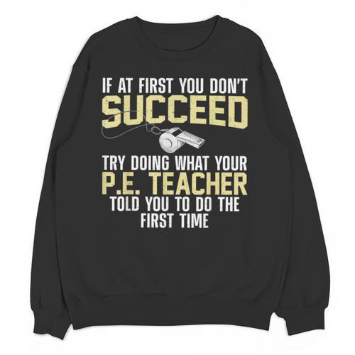 Best PE Teacher Art For Men Women Physical Education Teacher Unisex Sweatshirt - teacherstshirts.com UK