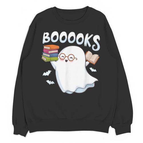 Books Halloween Librarian Teacher Reader Reading Book Lover Unisex Sweatshirt - teacherstshirts.com UK