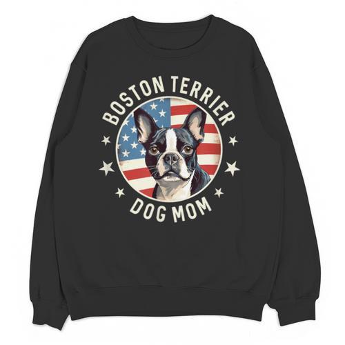 Boston Bull Terrier Women Boston Terrier Dog Mom Unisex Sweatshirt - Bostonterriersmerch.com