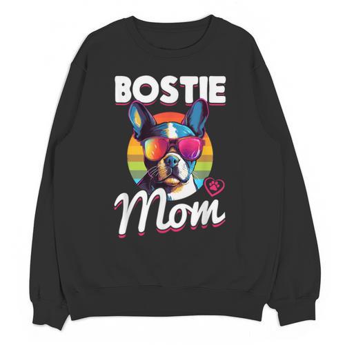 Boston Terrier Bostie Dog Breed Pet Bostie Mom Unisex Sweatshirt - Bostonterriersmerch.com