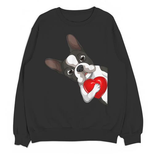 Boston Terrier Bostie Dog Kids Women Girls Unisex Sweatshirt - Bostonterriersmerch.com