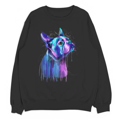 Boston Terrier Dog For a Boston Terrier Mom Unisex Sweatshirt - Bostonterriersmerch.com