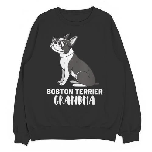 Boston Terrier Dog Owner Grandma Unisex Sweatshirt - Bostonterriersmerch.com