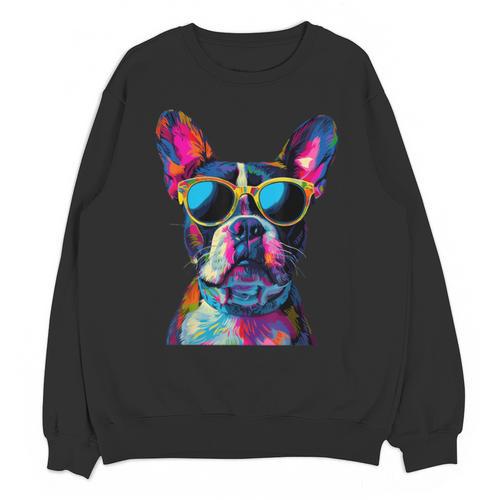 Boston Terrier Lovers Pop Art Boston Terrier Unisex Sweatshirt - Bostonterriersmerch.com