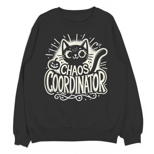 Cat Chaos Coordinator For Women Mom Halloween Teacher Unisex Sweatshirt - teacherstshirts.com CA