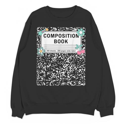 Composition Book Notebook Teachers Matching Group Halloween Unisex Sweatshirt - teacherstshirts.com