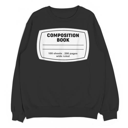 Composition Notebook Halloween Costume Teacher Student Unisex Sweatshirt - teacherstshirts.com