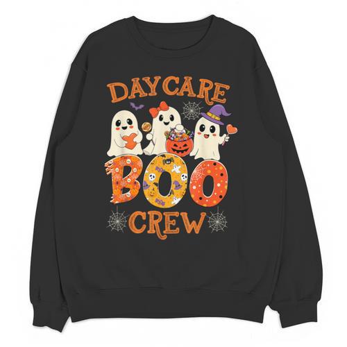 Daycare Boo Crew Halloween Spooky Costume For Teacher Unisex Sweatshirt - teacherstshirts.com AU