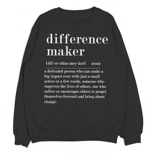 Difference Maker Definition Best Friend Teacher Life Unisex Sweatshirt - teacherstshirts.com AU