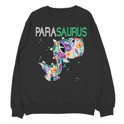 Dino Para Professional Teacher Collection T-Rex Dinosaur Paraeducator Assistant Teacher Unisex Sweatshirt - teacherstshirts.com AU