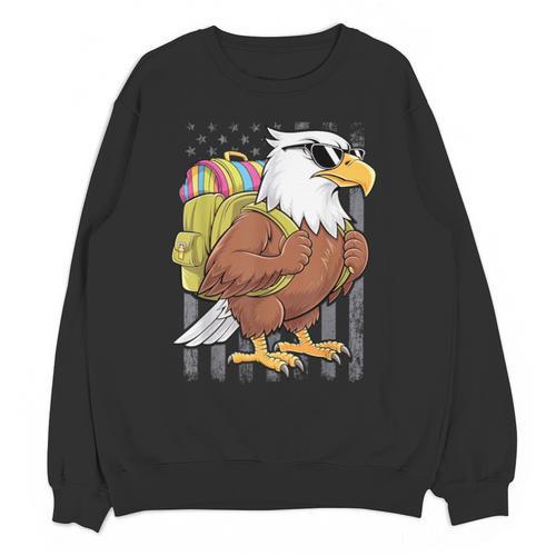 Eagle First Day Of School Teacher Back To School Eagle Unisex Sweatshirt - teacherstshirts.com DE