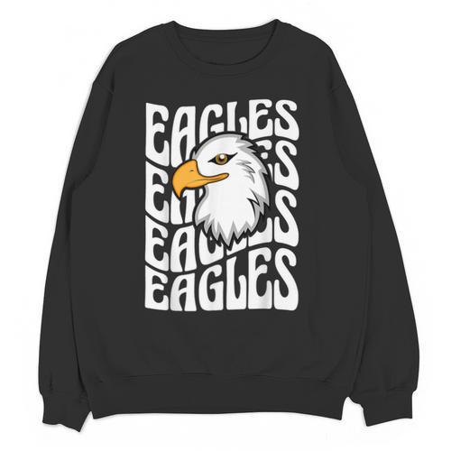 Eagles School Sports Fan Team Spirit Teacher Parent Student Unisex Sweatshirt - teacherstshirts.com