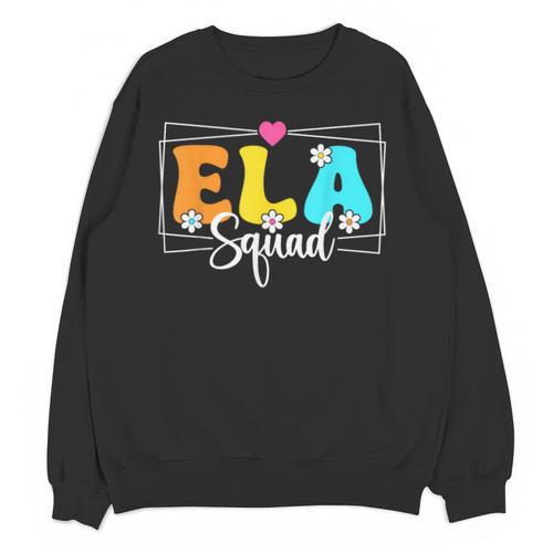 ELA Squad Teacher Back To School English Language Arts Unisex Sweatshirt - teacherstshirts.com UK