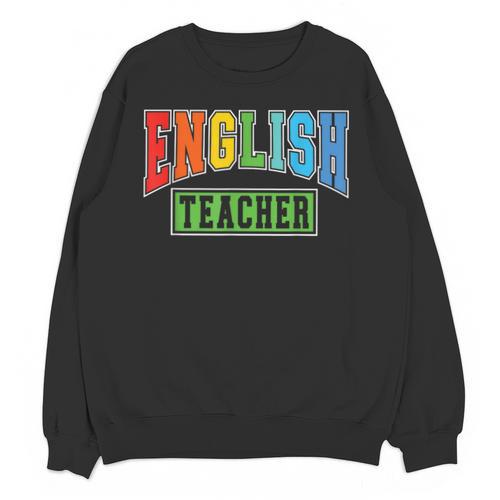English Teacher Men Women Grammar Class English Teacher Unisex Sweatshirt - teacherstshirts.com UK