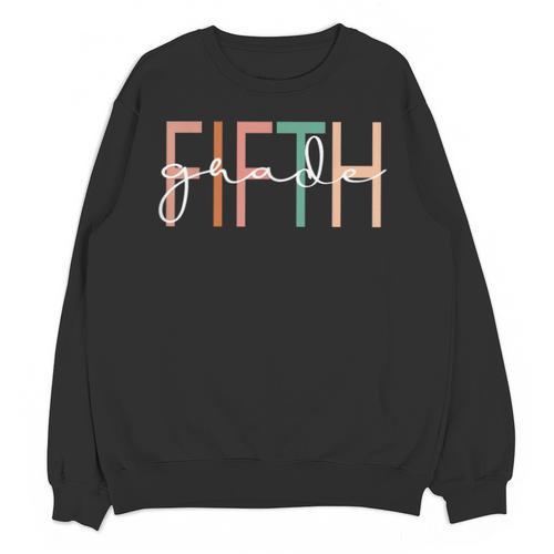 Fifth Grade Girls Boys Teacher Team 5th Grade Squad Unisex Sweatshirt - teacherstshirts.com UK