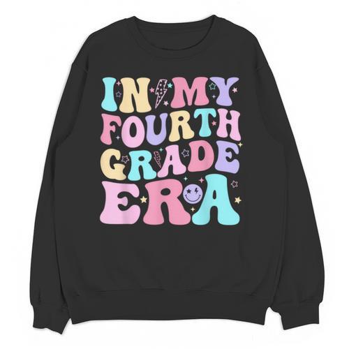 In My Fourth Grade Era Girl Back To School 4th Grade Teacher Unisex Sweatshirt - teacherstshirts.com DE