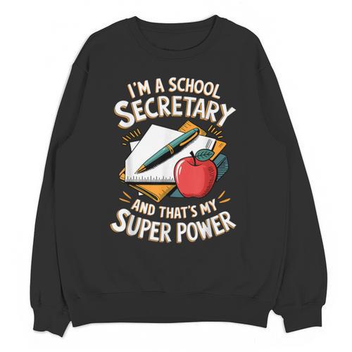 Front Office Teacher Admin Mother I'm A School Secretary Unisex Sweatshirt - teacherstshirts.com CA