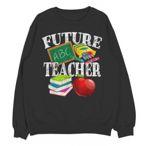Future Teacher With Canyon And Book Teacher Men Women Girls Kids Unisex Sweatshirt - teacherstshirts.com CA