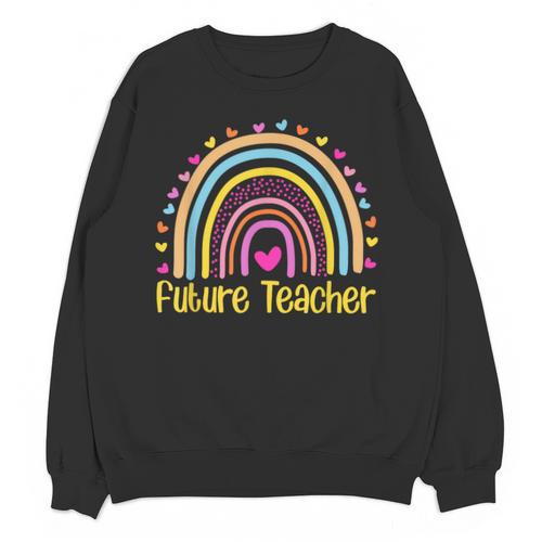 Future Teacher Rainbow Unisex Sweatshirt - teacherstshirts.com DE