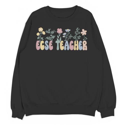 Groovy ECSE Early Childhood Special Education Teacher Unisex Sweatshirt - teacherstshirts.com AU