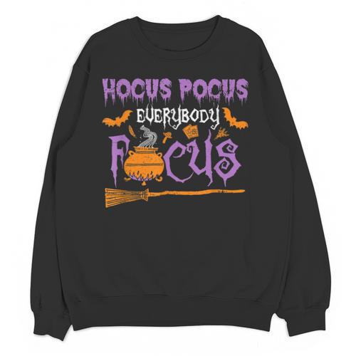Halloween Teacher Or Student Hocus Pocus Everybody Focus For Men Women Kids Unisex Sweatshirt - teacherstshirts.com AU