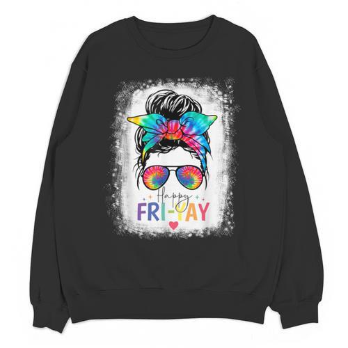 Happy Fri-Yay Friday Teacher Life Happy Friday Unisex Sweatshirt - teacherstshirts.com UK