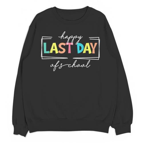 Happy Last Day Of School Shirt Men Women Teacher Student Unisex Sweatshirt - teacherstshirts.com AU