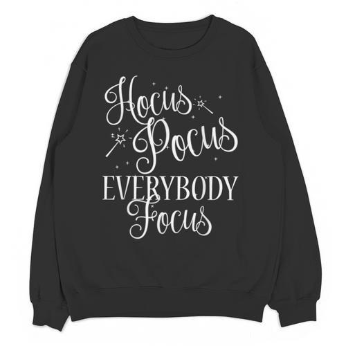 Hocus Pocus Everybody Focus Teacher Halloween Shirt Unisex Sweatshirt - teacherstshirts.com AU