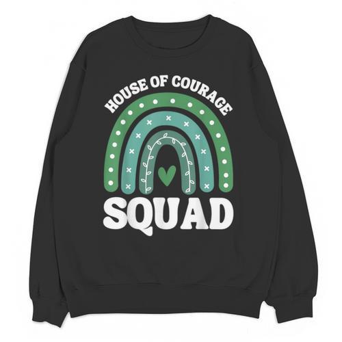 House Of Courage Squad RCA School Teacher Student Tee Unisex Sweatshirt - teacherstshirts.com CA