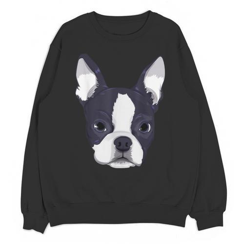 Kids Boston Terrier Dog For Women And Girls Unisex Sweatshirt - Bostonterriersmerch.com